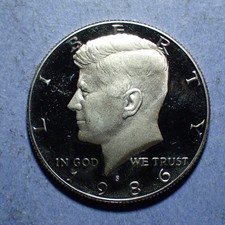 1986-S Kennedy Half  Clad  Proof