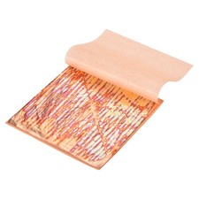 5 Sheet Gold Leaf Sheet, 5.5"x5.5" Booklet Paper,Bronze Sunset Red