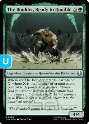 MTG The Boulder Ready to Rumble Avatar Uncommon Legendary Creature NM