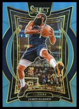 2024-25 Panini Select Concourse James Harden #57 Light Blue Prizm /299
