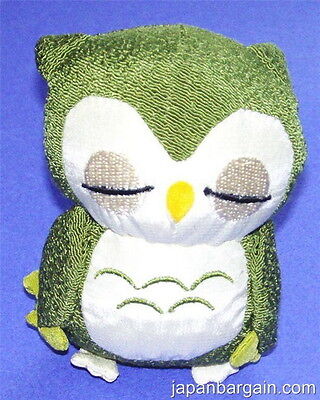 Japanese Soft Rayon Owl Figure Keychain Lucky Charm #9