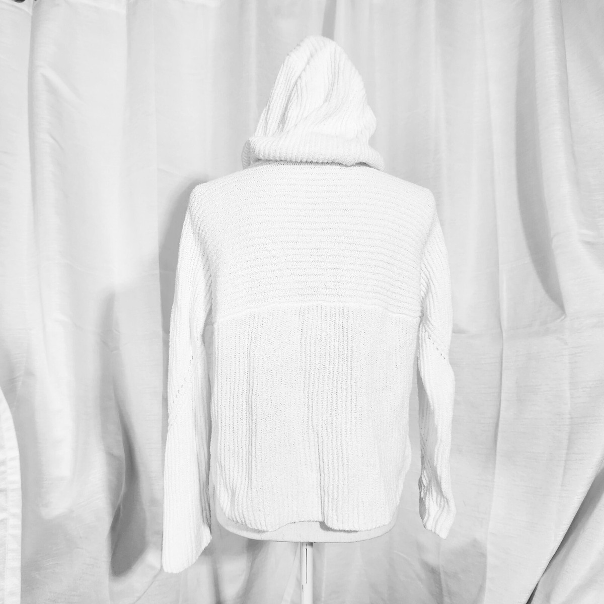 RAG & BONE 売れ筋商品|||ラグアンドボーン ニット&セーター アウター レディース Sweaters White RAG & BONE Sunny Cotton Hoodie NEW $315 Relaxed Fit Sweater