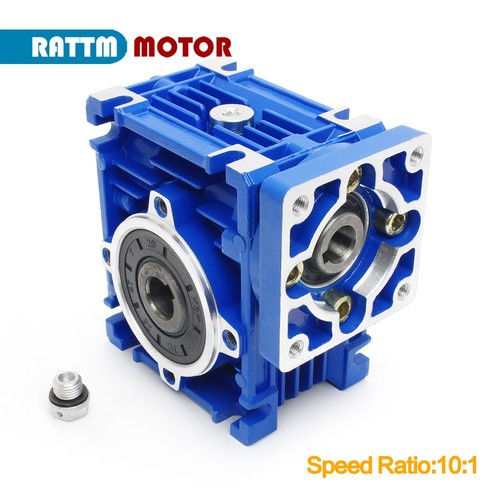 〖Ger〗NMRV030 NMRV30 Worm Gearbox Gear Reducer Ratio 10 15 20 25 30 40 for Nema23 - Bild 10 von 19