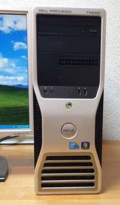 DELL PRECISION T3500 Windows XP Gaming PC 6x 3,20GHz 500GB HD COM LPT Computer