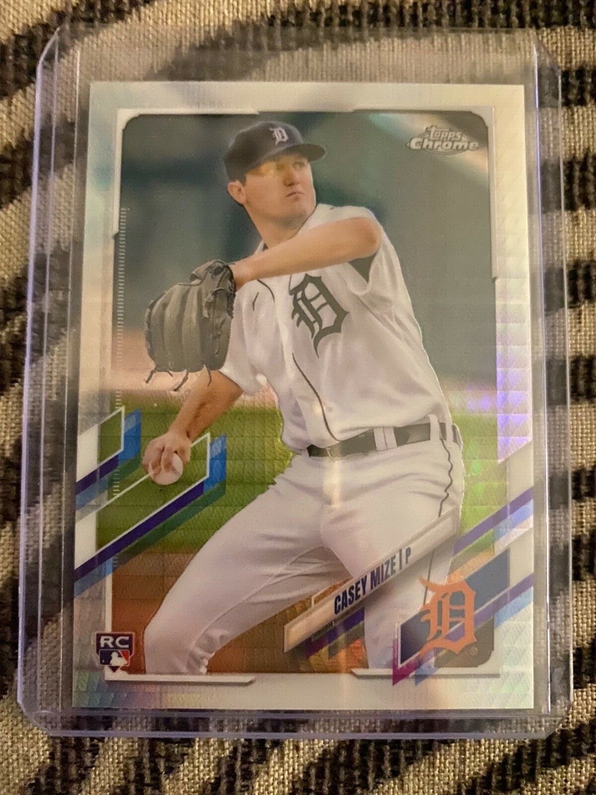 2021 topps chrome casey mize Detroit tigers prizm refractor