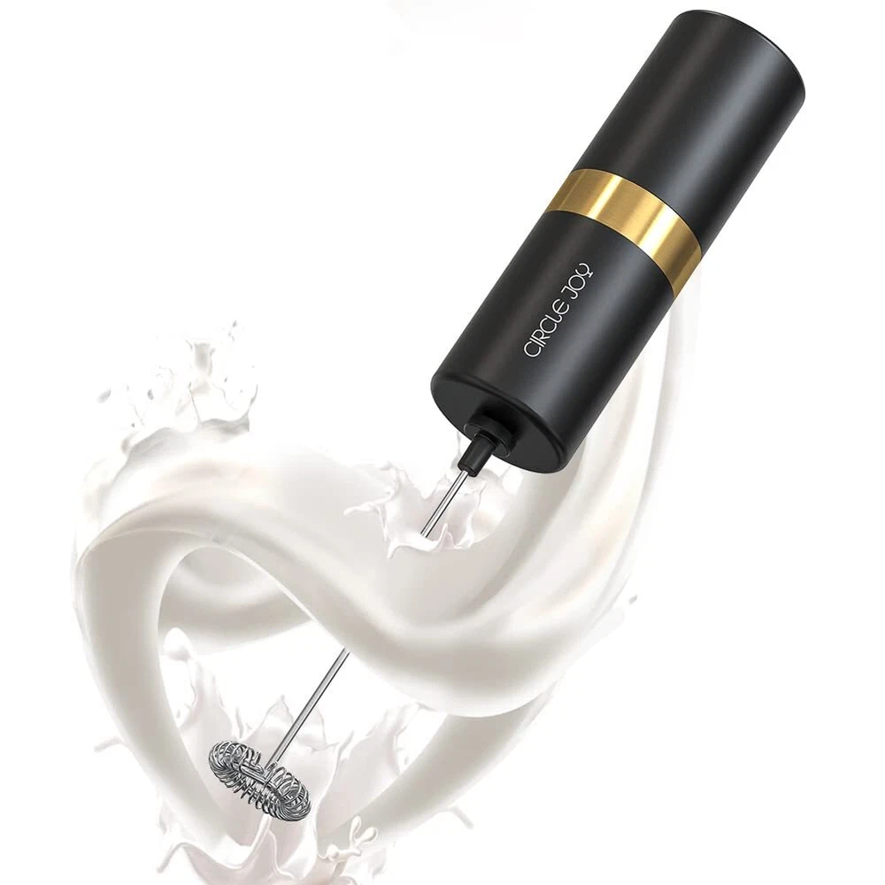 Milk Frother Handheld Frother for Coffee Drink Mixer Battery Operated Electri...