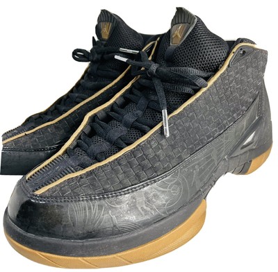 gold and black jordan 15