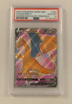 2020年 ポケモンカード Charizard V PSA10 2020 Pokemon SWSH BSP Charizard V PSA 10 Champion's Path Elite