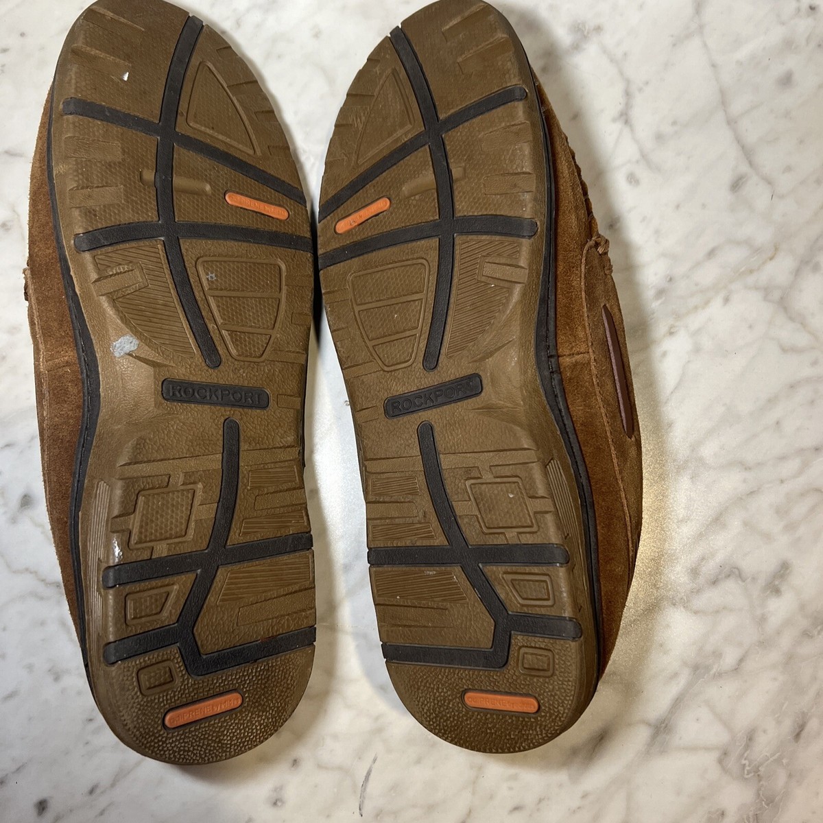 Rockport Adiprene Adidas Brown Suede Loafers Men main image 2