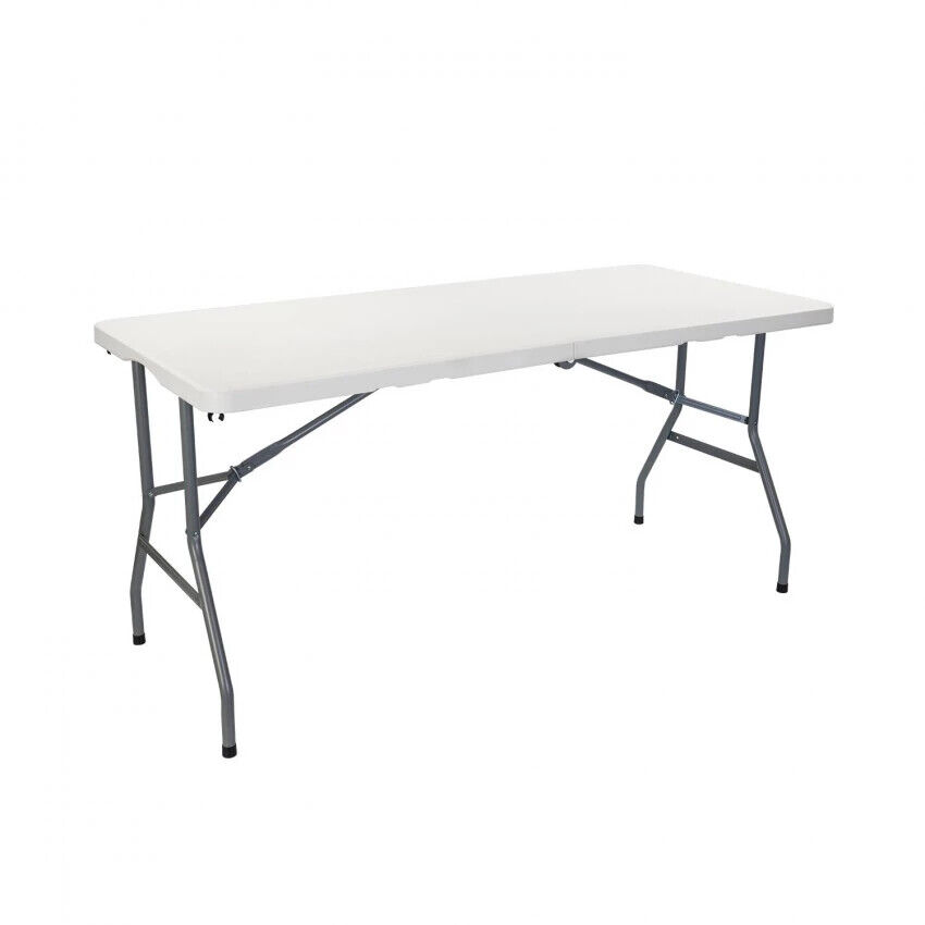 Mesa plegable rectangular de 150 cm blanca de GH91 es una mesa...
