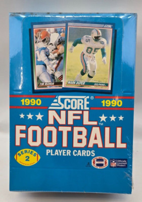 1990 Score Series 2 Football Sealed Wax Box