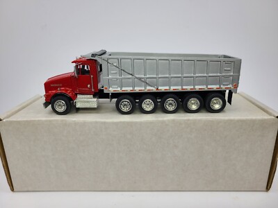 Kenworth T800 12x4 Dump Truck - Red - ASAM Smith 1:48 Scale Model New