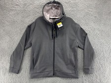 Nike Women's Long Sleeve Full Zip Training Jacket Small Gray BV4968 011