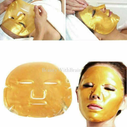 Gold Anti-wrinkle Face Mask Eye Lip Mask Bio-Collagen Anti-aging Dark Circles - image 2 of 4