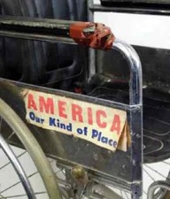 AMERICA Our Kind of Place bumper sticker deca...