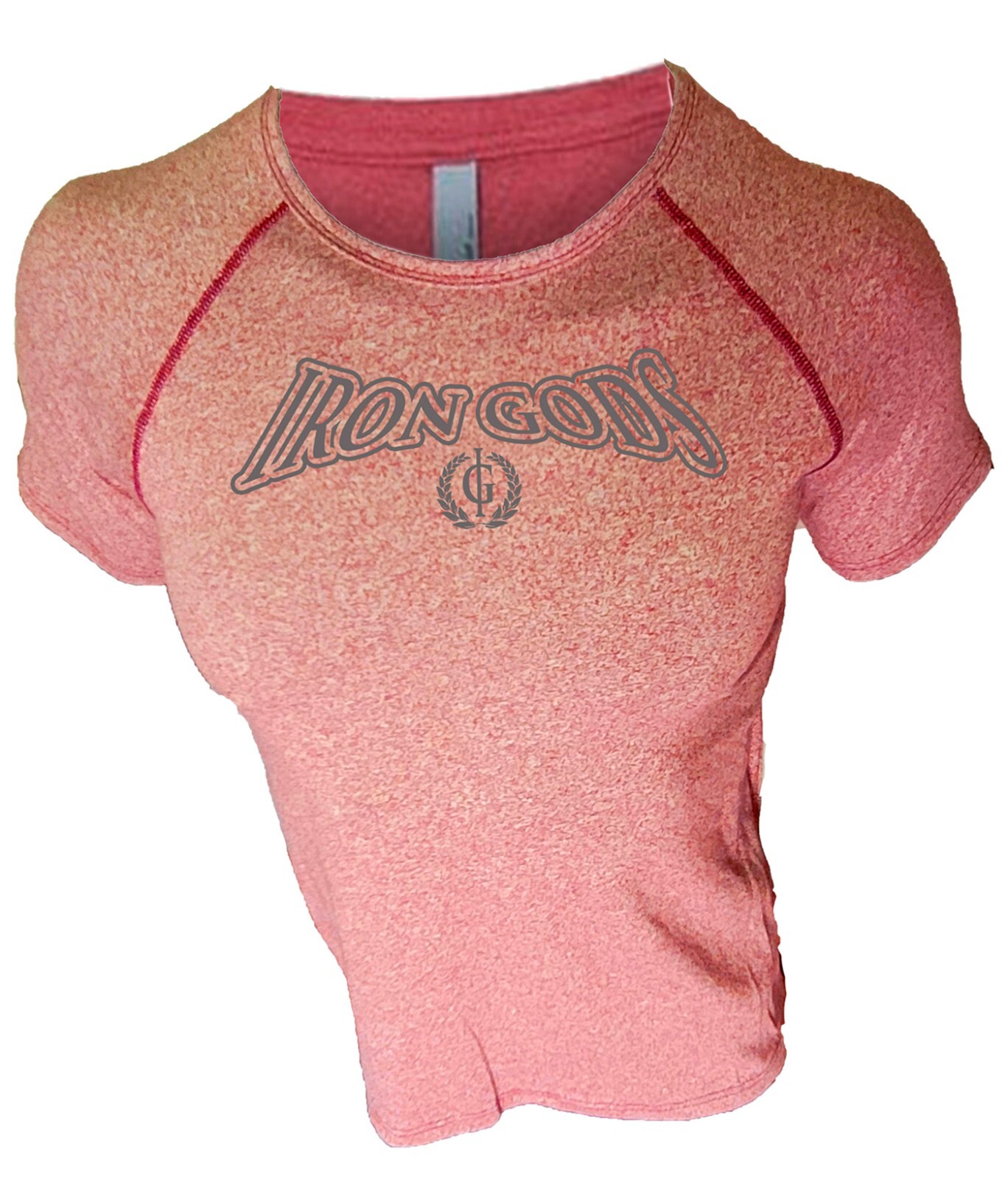Iron Gods Raglan Logo Workout TShirt, Gym Shirt, Bodybuilding Tee, Gym