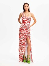 BNWT ALICE MCCALL SALSA RED DAISY DAZE GOWN - SIZE 10 AU/6 US (RRP $699)