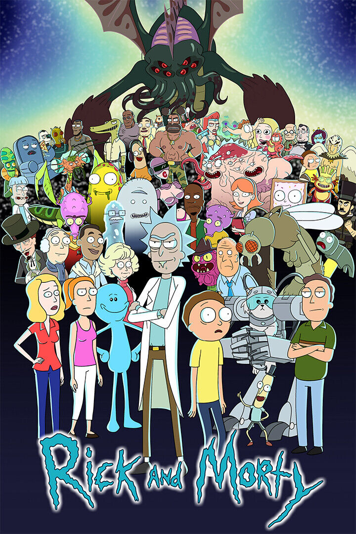  Rick and Morty Poster Wall Decor Wall Print Rick and