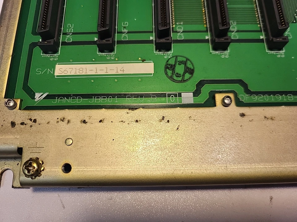 YASKAWA CIRCUIT BOARD JANCD-JBB01 REV B0 DF9201918-B0, FROM MATSUURA RA-1G VMC - Image 2 of 4