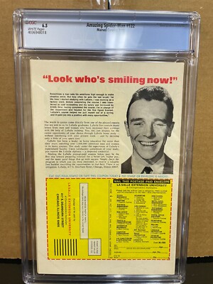 Marvel Comics The Amazing Spider-Man Issue #122 July 1973 CGC 6.5