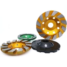 3"-5" Diamond Cup Grinding Wheel 3-Pcs for Concrete Granite Marble Angle Grinder