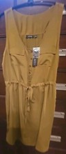 APT 9 RACERBACK SHIRT DRESS M PLANTATION GREEN KNEE SLEEVELESS Polyester-NWT $64