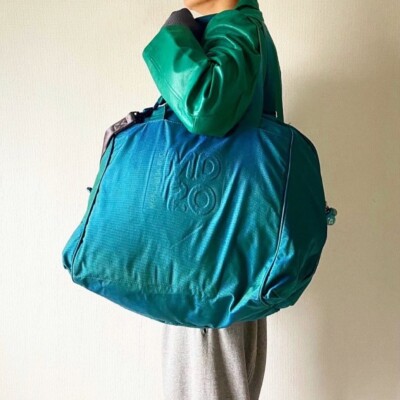 Auth Iridescent 00S Y2K Mandarina Duck Large Capacity Shoulder Bag