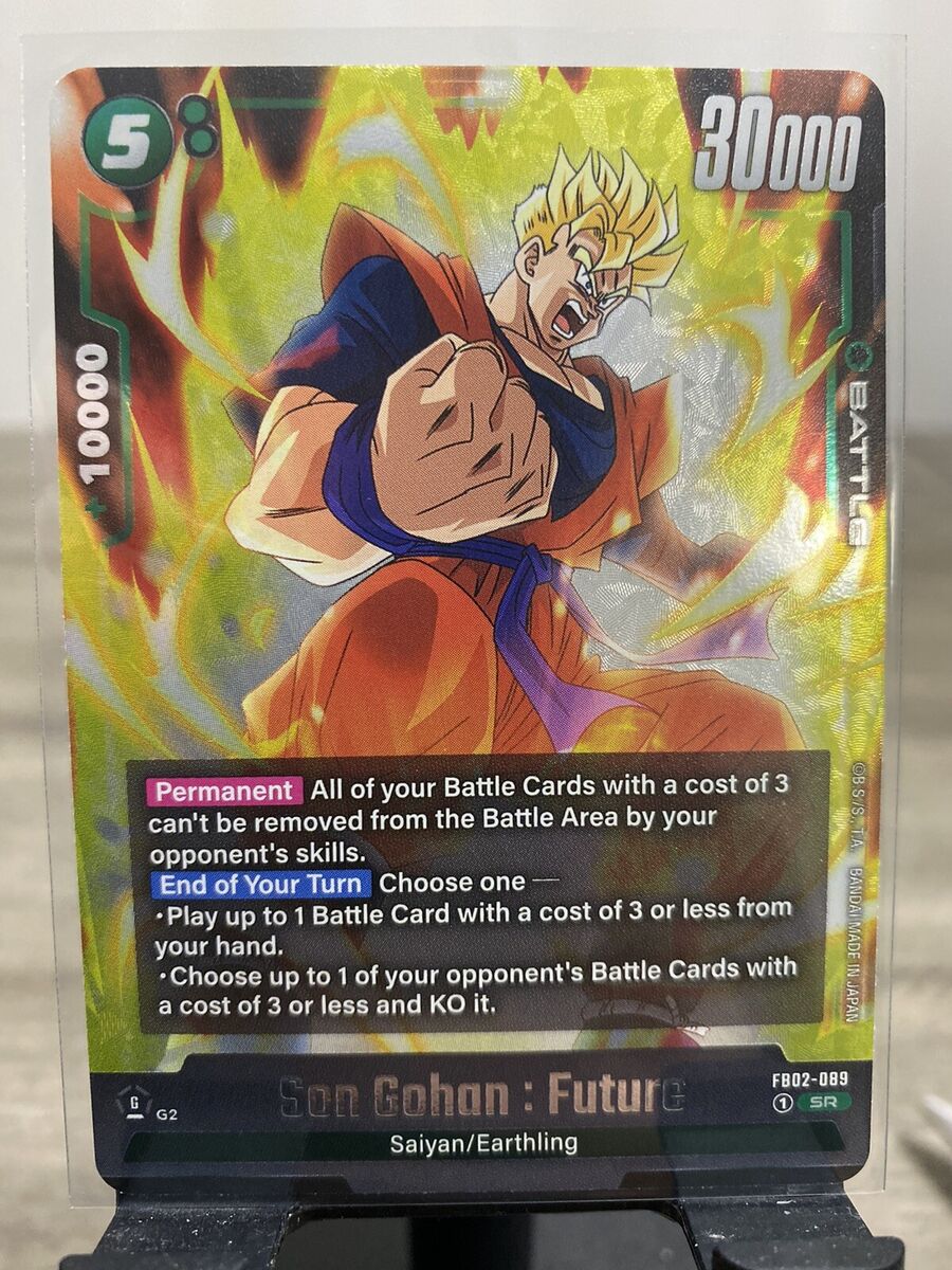 Son Gohan : Future FB02-089 SR Super Rare Dragon Ball Super Son Gohan : Future FB02-089 SR Super Rare Dragon Ball Super