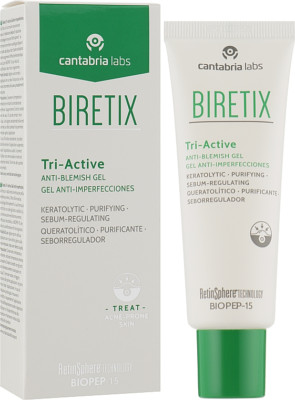 Anti-blemish gel Cantabria Labs Biretix Tri-active,,50ml