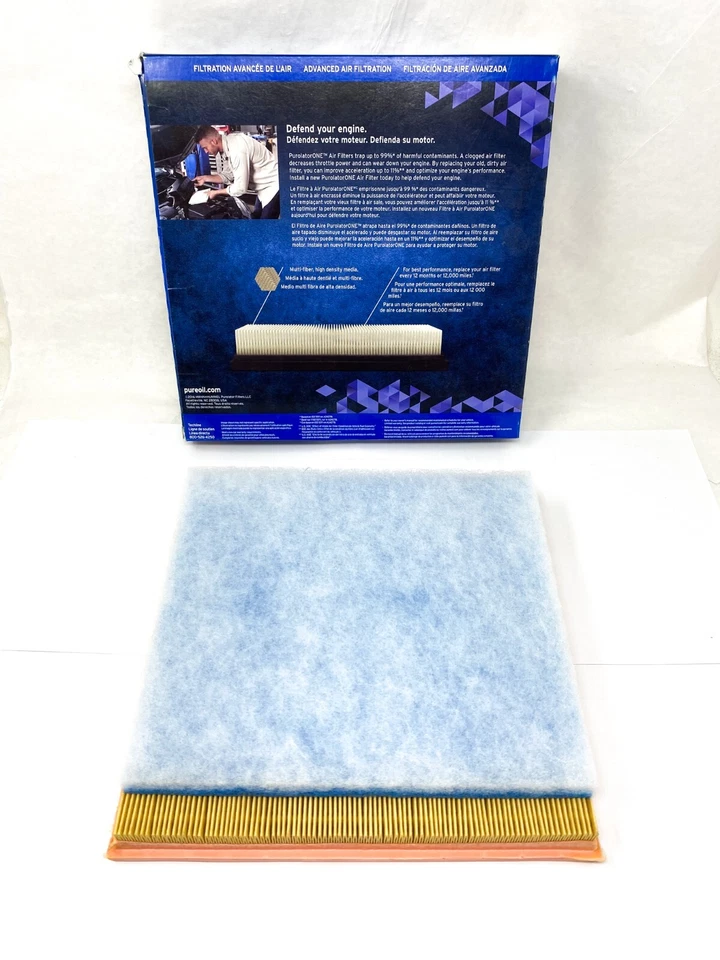 Filtro de aire-VIN: Y, FI Purolator ONE A46145 para Cadillac SAAB varios vehículos Foto 2 de 3