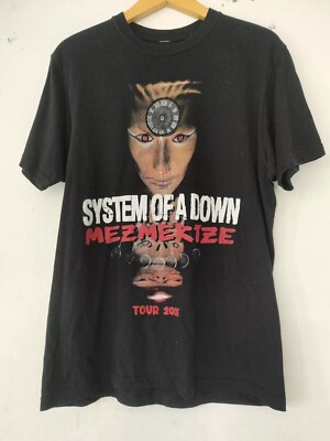 System of a Down Hypnotize 2005 Tour Black Unisex T shirt Reprint  KH14485