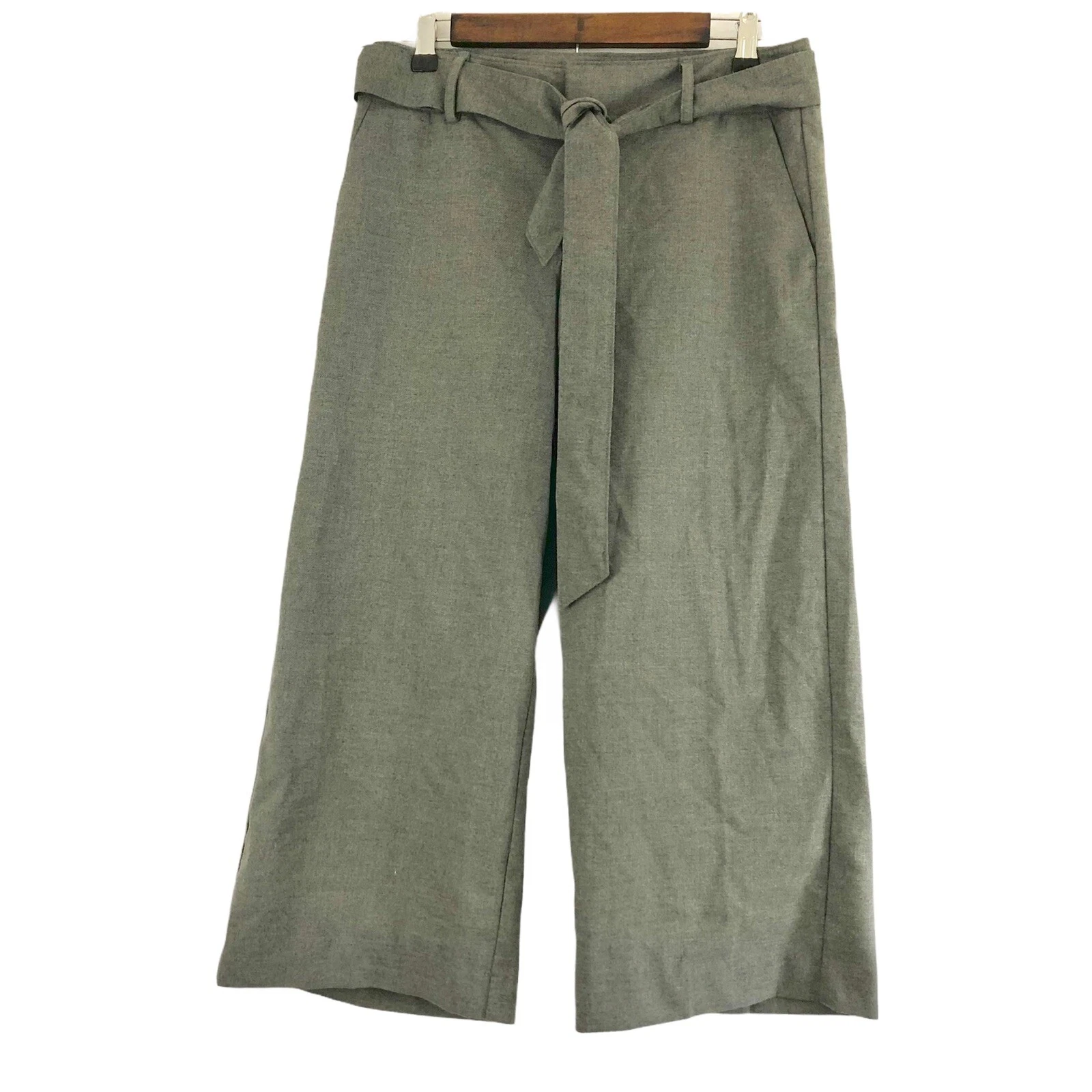 Ann Taylor Grey Wide Leg Dress Capris New With Tags Womens Size 2