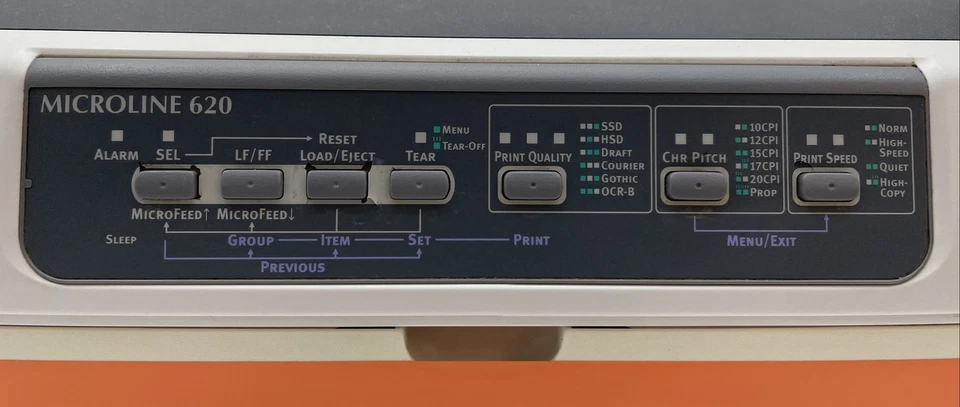Okidata Microline 620 Dot Matrix Printer ML620 P/N 62433801 Fully REF - Image 2 of 4
