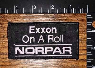 #ad Exxon Mobil Oil amp; Gas On A Roll Norpar Patch $9.95