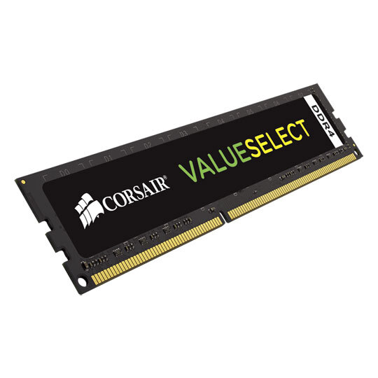 8GB Corsair DDR4 Value Select, PC4-17000 (2133), Non-ECC 