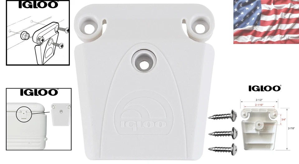 Cierre de pestillo de plástico iglú duradero para enfriadores - Fácil limpieza y bajo mantenimiento Foto 2 de 4