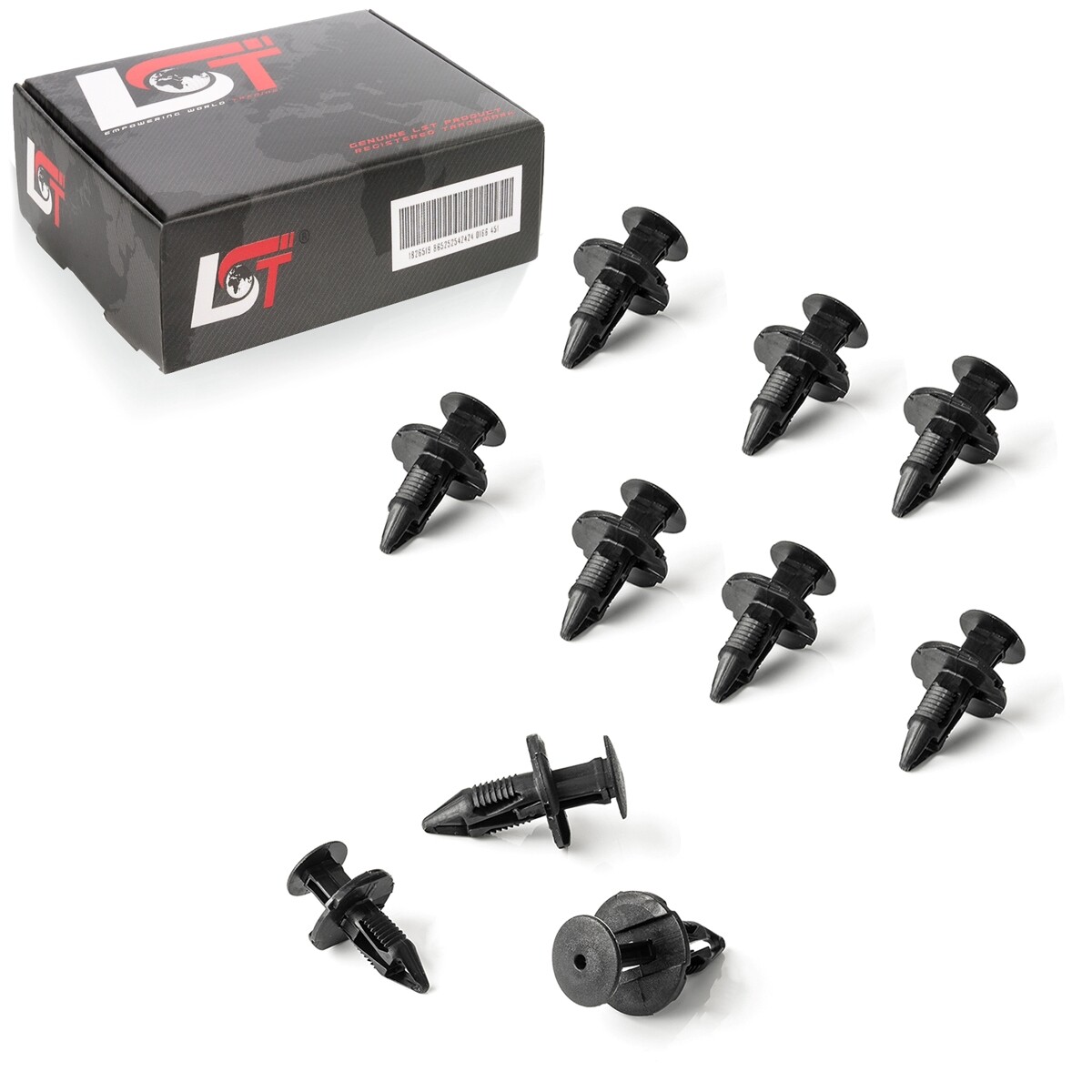 10x Rear Trim Bumper Tailgate Fastening Clips for Fiat 500 312