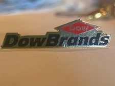 Vintage DowBrands Inc The Dow Chemical Company Logo Gold Tone Lapel Pin RARE!!!