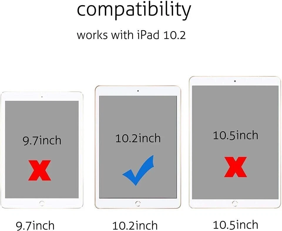 {Pacote com 3x} Protetor de tela HD vidro temperado transparente para iPad 10.2 7ª 8ª 9ª geração - Imagem 3 de 4