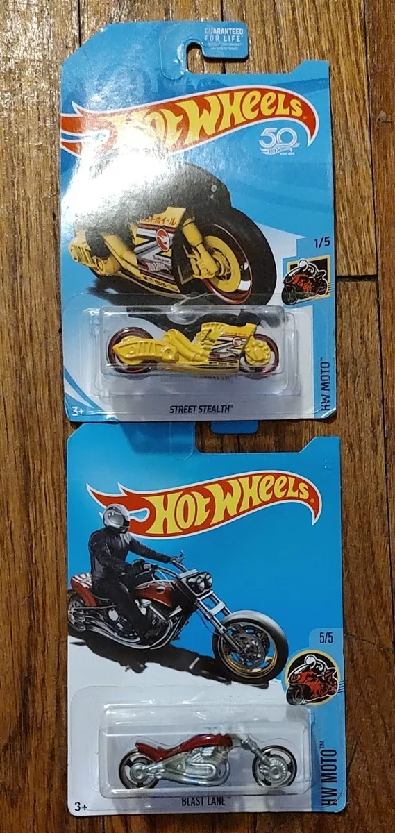 Hotwheels Street Stealth 2017 Blast Lane 2015 Motorcycles