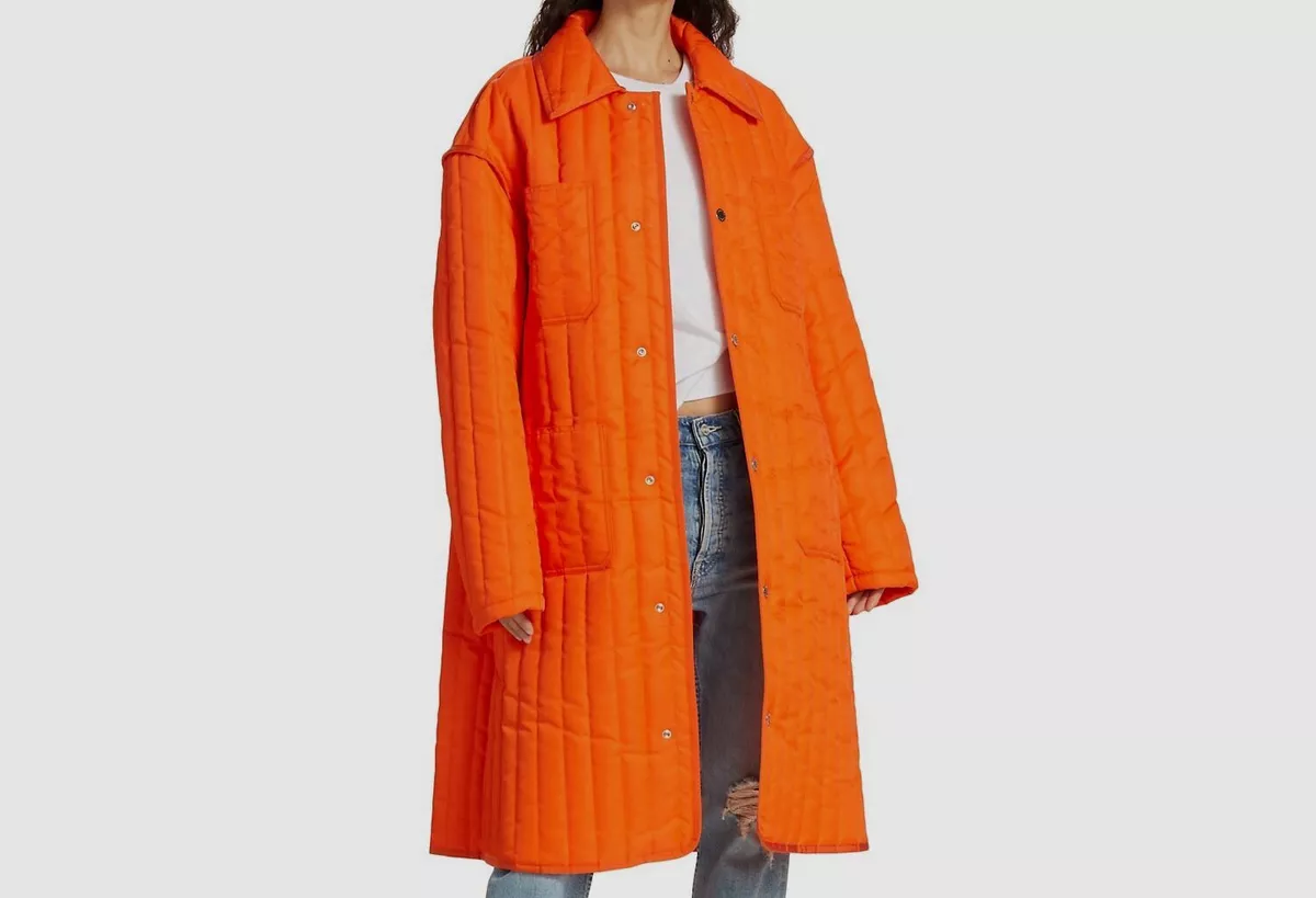 Heron preston orange jacket discount