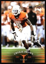 2011 Upper Deck University of Texas Chykie Brown #78 Texas Longhorns