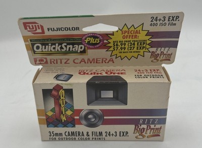 Fuji Color Quick snap Ritz Camera 35mm Camera & Film Vintage NEW