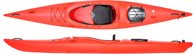 Prijon Custom Line CL 430 Vollausstattung Rot 1er Kajak Tourenkajak Einerkajak