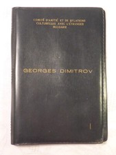 stara teczka Georgi Dimitroff Georges Dimitrow 6 starych slajdów stara szkoła slajdów? NRD?