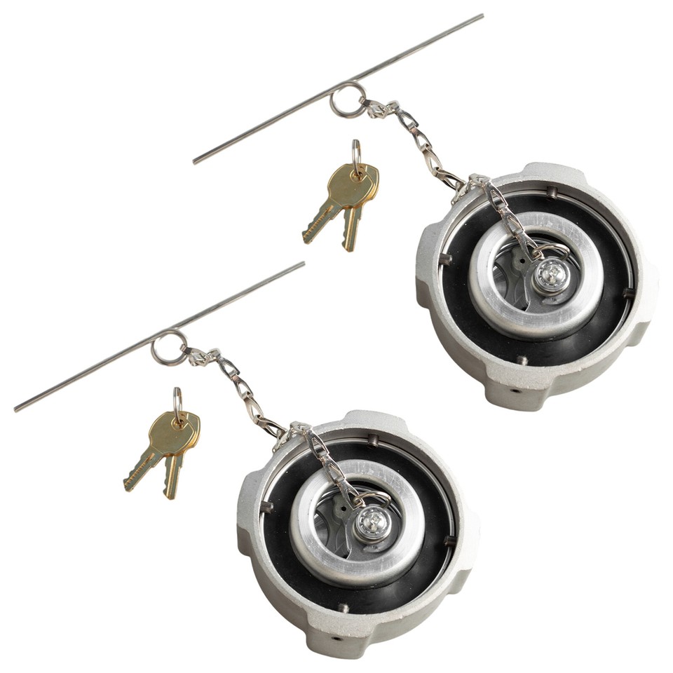 Aluminum Locking Diesel Fuel Cap w/ key For Freightliner 572.1018 03