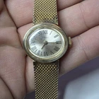 Vintage Timex Watch Women Gold Tone Round Dial Original Mesh Band Manual Wind