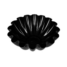 Schwarze Gugelhupfform Ø 10cm, Metall, beschichtet, Höhe 3,5cm, mittelgroß