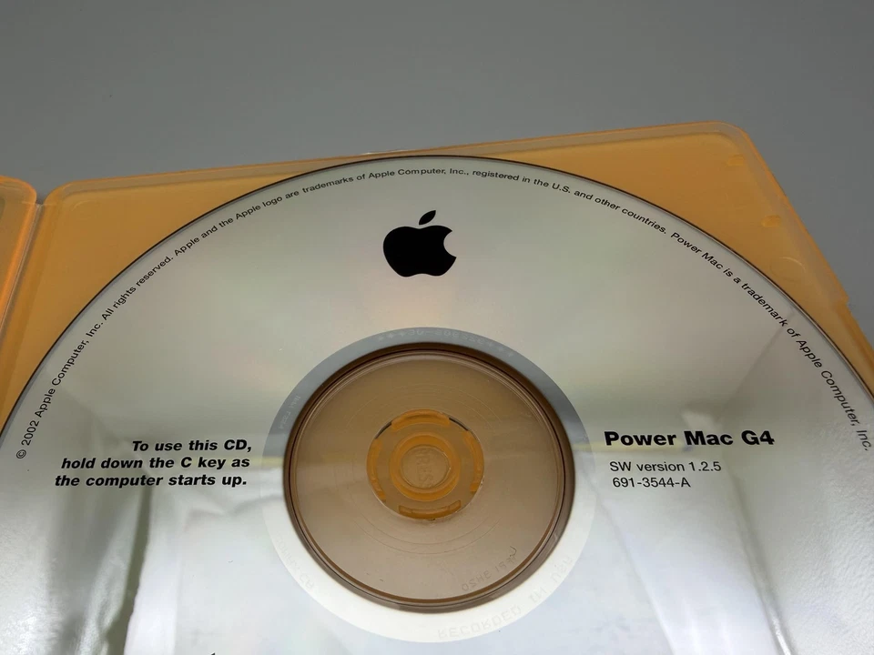 Apple Hardware Test CD Power Mac G4 SW 1.2.5 691-3544-A Diagnostic Utility - Image 4 of 4