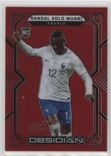 2022-23 Panini Obsidian Electric Etch Red Flood /10 Randal Kolo Muani Rookie RC